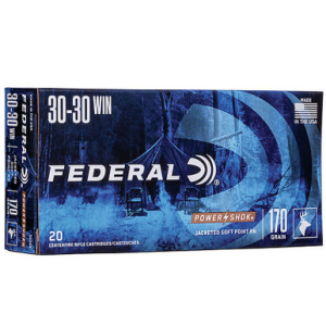 eral 3030B Power-Shok 30-30 170 GR JSP 20 Rounds Ammo