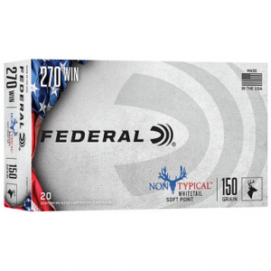 Federal 270DT150 NonTypical 270 150 GR SP 20 Rounds