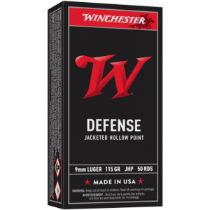 chester USA9JHP USA 9mm 115 GR JHP 50 Rounds Ammo