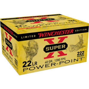 chester Super-X Power-Point 22 LR 40 Grain Power Point Hollow Point 222 Rounds Ammo