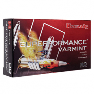 Hornady 83204 Superformance Varmint 204 Ruger 32 GR VMax 20 Rounds