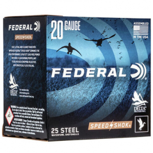 eral WF2093 SS Waterfowl 20 Gauge 3 7/8 Oz 3 Shot 25 Rounds Ammo