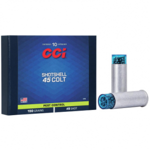  Pest Control Shotshell 45 Colt 9 Shot Aluminum Size 10 Rnds Ammo