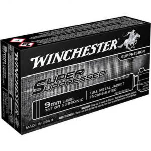 chester SUP9 SS 9mm 147 GR FMJ 50 Rounds Ammo