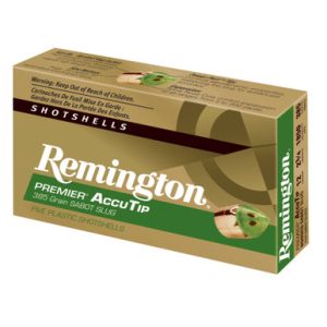 Remington PRA12 Premier Accutip Slug 12 Gauge 2.75 385 GR 5 Rounds ington PRA12 Premier Accutip Slug 12 Gauge 2.75 385 GR 5 Rounds Ammo