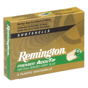Remington PRA20 Premier Accutip Slug 20 Gauge 2.75 260 GR 5 Rounds ington PRA20 Premier Accutip Slug 20 Gauge 2.75 260 GR 5 Rounds Ammo