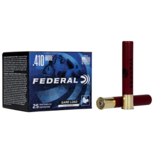 Federal Game Shok Hi Brass 410 Ga 3" 11/16oz 7.5 Shot 25 Rounds