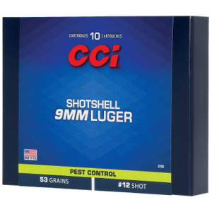 CCI 3790 9mm 53 GR 12 shot 10 Rounds Aluminum Case