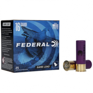 eral H1608 GameShok Upland 16 Gauge 2.75 1 Oz 8 Shot 25 Rounds Ammo