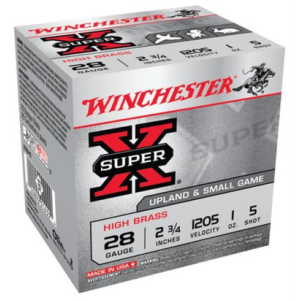 Winchester X28H5 SuperX HB 28 Gauge 2.75 1 Oz 5 Shot 25 Rounds chester X28H5 SuperX HB 28 Gauge 2.75 1 Oz 5 Shot 25 Rounds Ammo