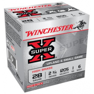 chester X28H6 SuperX HB 28 Gauge 2.75 1 Oz 6 Shot 25 Rounds Ammo