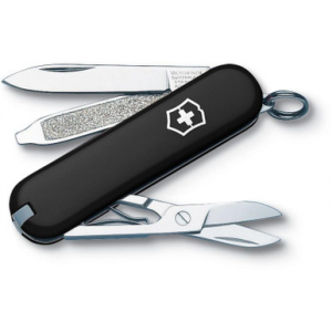 Victorinox Swiss Army Classic SD Multi-Tool, Black, 2-1/4"
