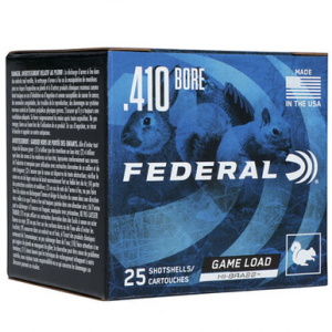 eral H4126 GameShok Upland 410 Gauge 2.5 1/2 Oz 6 Shot 25 Rounds Ammo