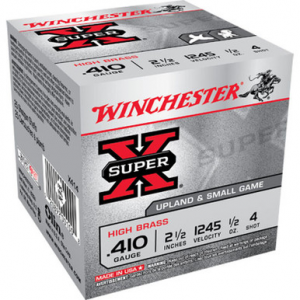 chester X414 SuperX HB 410 Gauge 2.5 1/2 Oz 4 Shot 25 Rounds Ammo