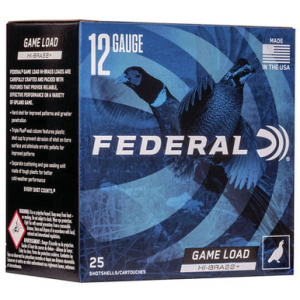 eral H12675 GameShok Upland 12 Gauge 2.75 1 1/4 Oz 7.5 Shot 25 Rounds Ammo