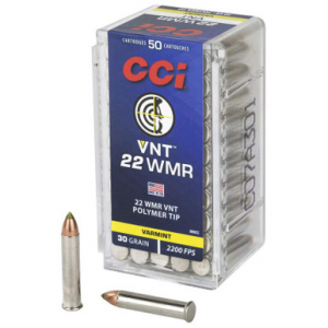 VNT .22 WMR Ammunition 30 Grain Speer VNT Polymer Tip 50 Rounds Ammo