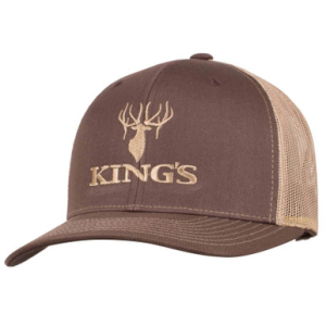 King's Logo Snapback Cap One Size Brown/Khaki