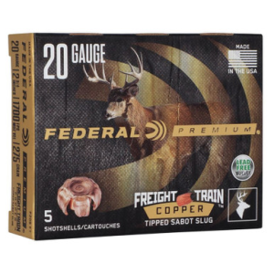 Federal Premium Freight Train 20 GA-2.75" Slug 5 Rounds