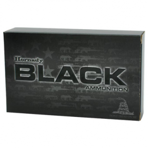 NADY 80234 Hornady Black .223 Remington 62gr FMJ 20 Rounds Ammo