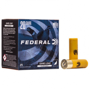 eral H2045 GameShok Upland 20 Gauge 2.75 1 Oz 5 Shot 25 Rounds Ammo