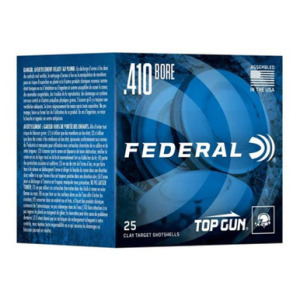 Federal Top Gun 410 Bore 9 Shot Size 2-1/2in 25 Round
