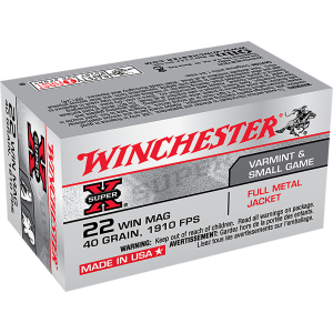 Winchester X22M SuperX 22 WMR 40 GR FMJ 50 Rounds