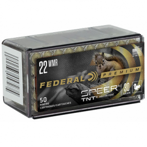 Federal P765 Premium V Shok 22 WMR 30 GR Speer TNT HP 50 Rounds