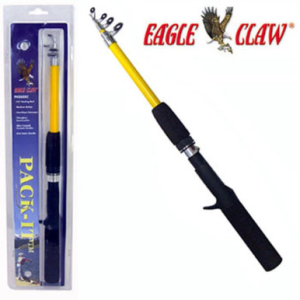 EAGLE CLAW PK555SC PACK-IT TELE 5'6" SPINCAST ROD
