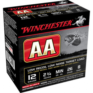 chester AA12FL8 AA LR LN 12 Gauge 2.75 1 Oz 8 Shot 25 Rounds Ammo
