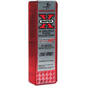 chester X22LRPP1 Super-X 22LR 40 GR Power Point 100 Rounds Ammo