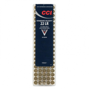  0032 Standard Velocity 22LR 40 GR LRN 100 Rounds Ammo