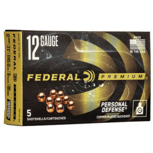 Federal PD13200 Premium 12 Gauge 2.75" 9 Pellets 00 Shot 5 Rounds
