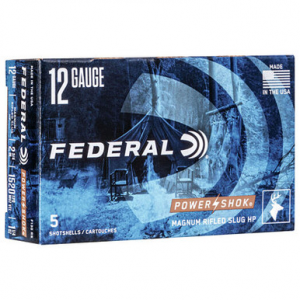 eral Power-Shok 12 Gauge 2.75 00 Buck 5 Rounds Ammo
