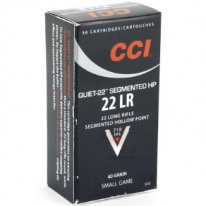  970 Small Game Quiet22 22LR 40 GR LRN 50 Rounds Ammo