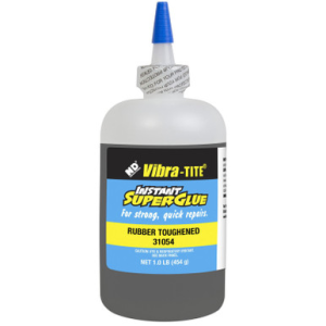 Vibra-Tite 310 Toughened Superglue: Gap Filling Black