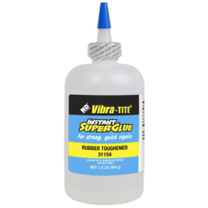 Vibra-Tite 311 Toughened Superglue: Gap Filling Clear - 20 Gm Bottle, Clear