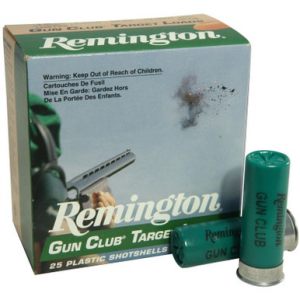 ington Gun Club Target Ammunition 12 Gauge 2-3/4 1-1/8 Oz #8 Shot 25 Rounds Ammo