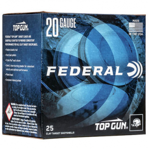 eral TG2075 Top Gun 20 Gauge 2.75 7/8 Oz 7.5 Shot 25 Rounds Ammo