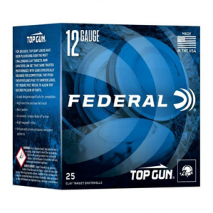 eral Top Gun 12 Gauge 7.5 Shot Size 25 Rounds Ammo