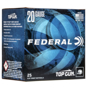 eral TG208 Top Gun 20 Gauge 2.75 7/8 Oz 8 Shot 25 Rounds Ammo