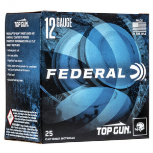 eral TGL1275 Top Gun 12 Gauge 2.75 1- 1/8 Oz 7.5 Shot 25 Rounds Ammo