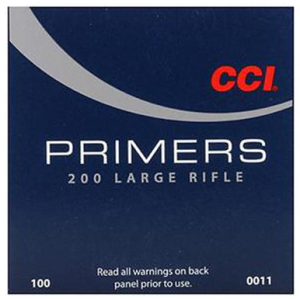 CCI 200 STD LARGE RIFLE PRIMER 100 CT