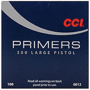 CCI 300 STD LARGE PISTOL PRIMER 100 CT