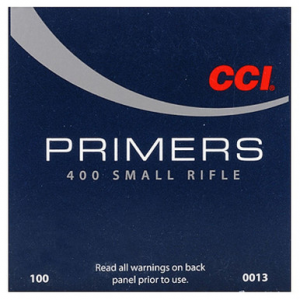 CCI 400 STD SMALL RIFLE PRIMER 100 CT