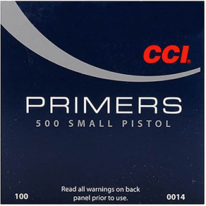 CCI 500 STD SMALL PISTOL PRIMER 100CT