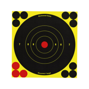Birchwood Casey Shoot-N-C Paper 6" Bullseye Black 12 Pack 34512
