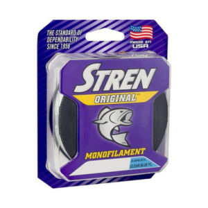 STREN ORIGINAL MONO 12LB 300YD CLR BLU FLRSCNT STFS12-26 Clear/Blue Fluorescent 12 300