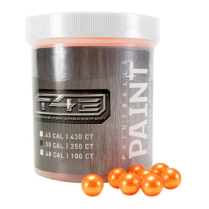 Umarex T4E Paintballs .50 Cal Ammo Orange 250 Ct