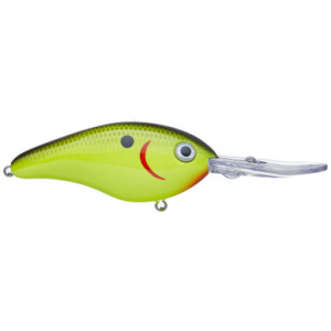 Strike King 6XD Hard Knock Crankbaits Chartreuse Black Back