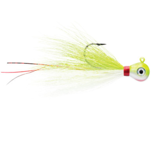 VMC Bucktail Jig Chartreuse White 3/4oz